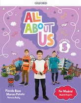 All About Us for Madrid 5. Class Book . Edición Madrid | Varios autores | 9780194564625 (OXFORD)